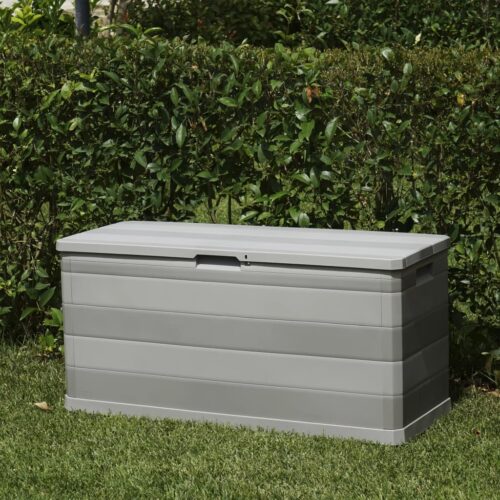 Garden Storage Box Grey 117x45x56cm - Image 6