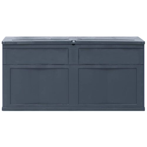 Garden Storage Box 320L Black - Image 3