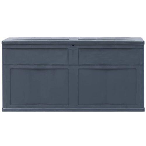Garden Storage Box 320L Black - Image 4
