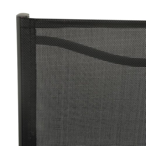 Garden Chairs 2pcs Textilene Steel Black Anthracite - Image 6