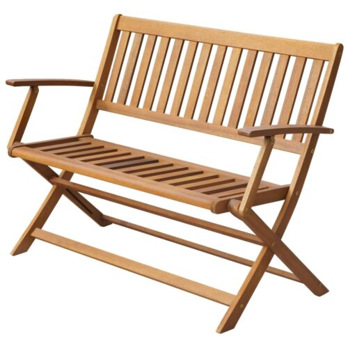 Garden Bench 120cm Solid Acacia Wood