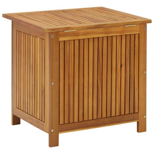 Outdoor Storage Box Garden Patio Deck Shed Tool Chest Wood Timber Bench Seat 60x50x58cm - Image 4