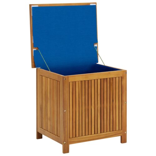 Outdoor Storage Box Garden Patio Deck Shed Tool Chest Wood Timber Bench Seat 60x50x58cm - Image 5