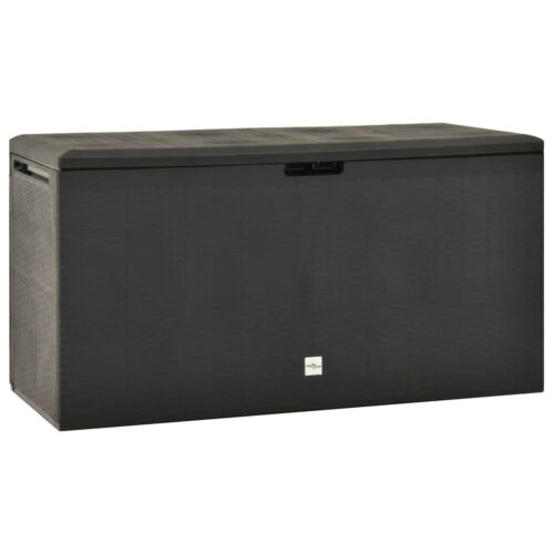 Garden Storage Box Anthracite 114x47x60cm
