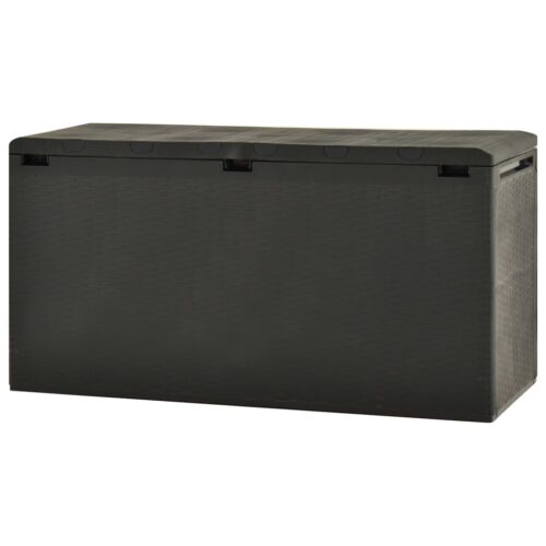 Garden Storage Box Anthracite 114x47x60cm - Image 3
