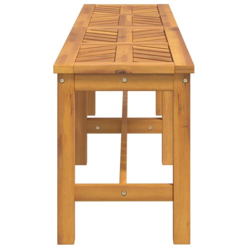 Garden Bench 150cm Solid Wood Acacia - Image 4