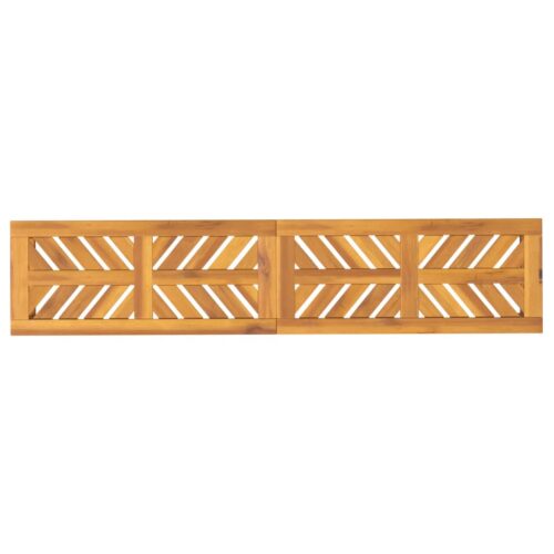 Garden Bench 150cm Solid Wood Acacia - Image 5