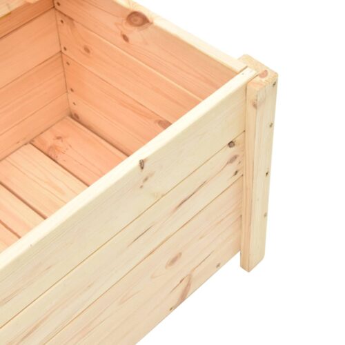 Storage Bench 120cm Solid Pine Wood - Image 6