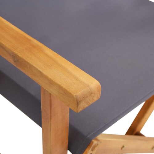 Director's Chairs 2pcs Solid Acacia Wood - Image 7