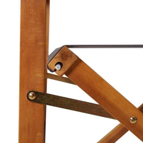 Director's Chairs 2pcs Solid Acacia Wood - Image 8