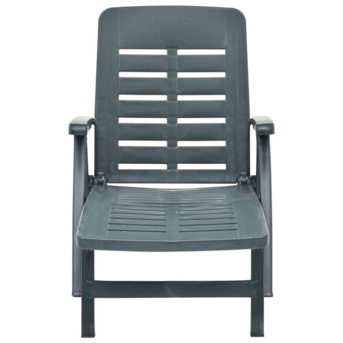 Portable Folding Outdoor Sun Lounger Garden Patio Pool Camping Beach Chair Green - Image 2