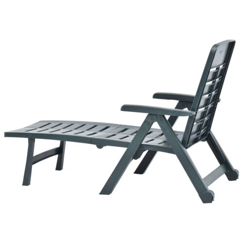 Portable Folding Outdoor Sun Lounger Garden Patio Pool Camping Beach Chair Green - Image 6