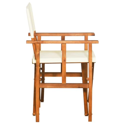 Director's Chairs 2pcs Solid Acacia Wood - Image 4
