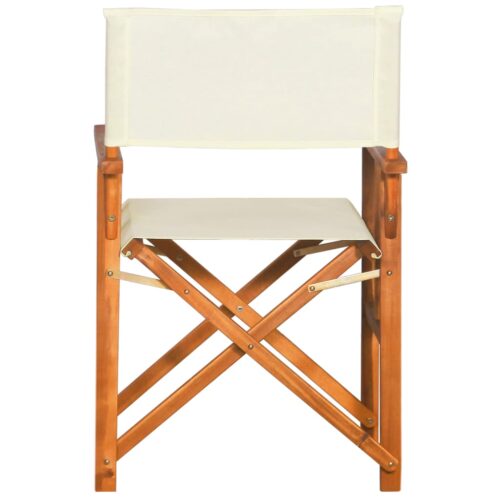 Director's Chairs 2pcs Solid Acacia Wood - Image 5