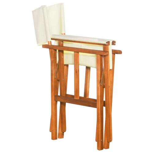 Director's Chairs 2pcs Solid Acacia Wood - Image 6