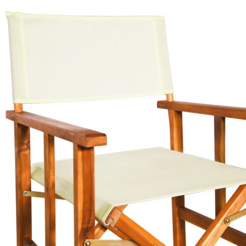 Director's Chairs 2pcs Solid Acacia Wood - Image 7