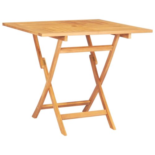 Folding Garden Table 85x85x76cm Solid Teak Wood