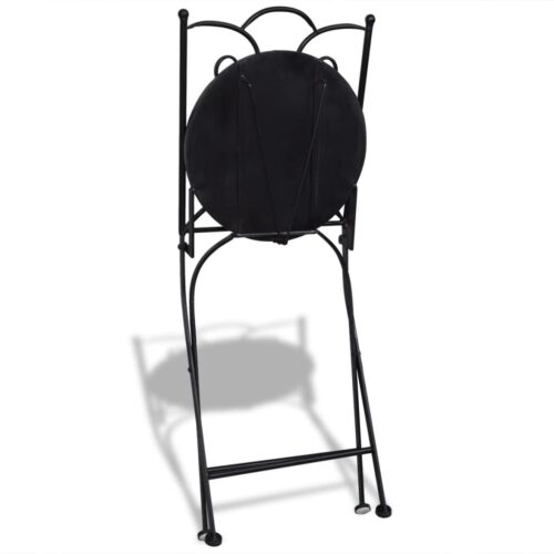 Folding Bistro Chairs 2pcs Ceramic Terracotta - Image 6