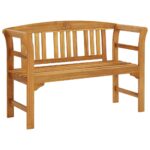 Garden Bench 120cm Solid Acacia Wood