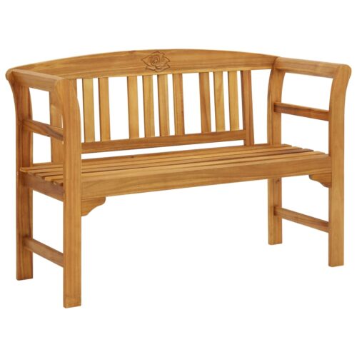Garden Bench 120cm Solid Acacia Wood