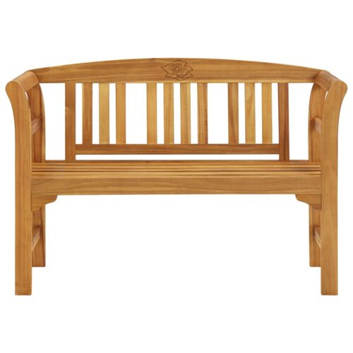 Garden Bench 120cm Solid Acacia Wood - Image 2