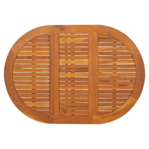 Garden Table 130x90x72cm Solid Acacia Wood - Image 4