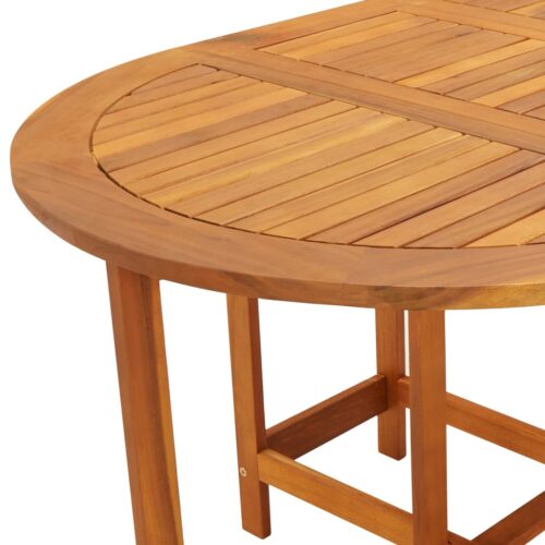 Garden Table 130x90x72cm Solid Acacia Wood - Image 6