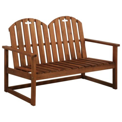 Garden Bench 110cm Solid Acacia Wood