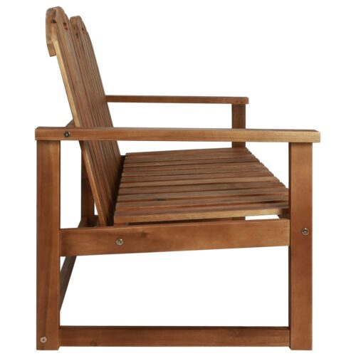 Garden Bench 110cm Solid Acacia Wood - Image 3