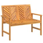 Garden Bench 109cm Solid Wood Acacia