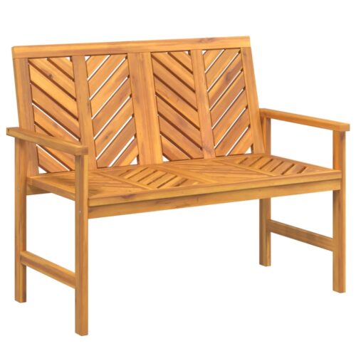 Garden Bench 109cm Solid Wood Acacia