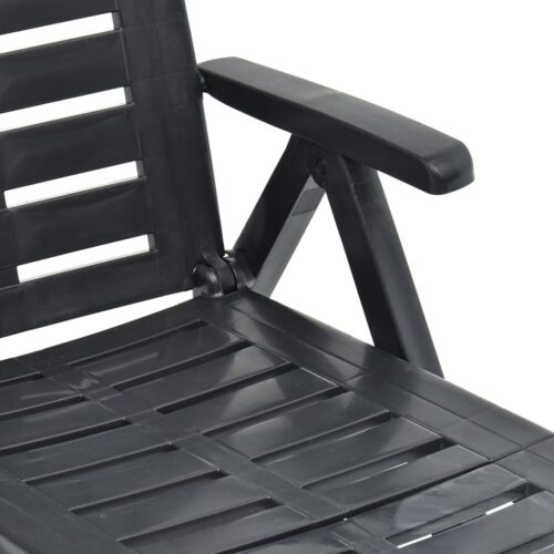 Portable Folding Outdoor Sun Lounger Garden Patio Pool Camping Beach ChairAnthracite - Image 8