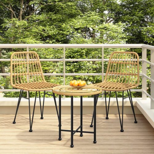 Garden Chairs 2pcs 48x62x84cm PE Rattan - Image 9