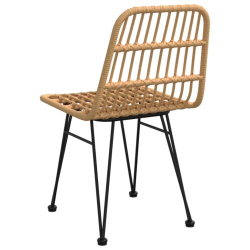 Garden Chairs 2pcs 48x62x84cm PE Rattan - Image 6