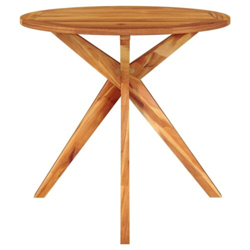 Garden Table 85x85x75cm Solid Wood Acacia - Image 3