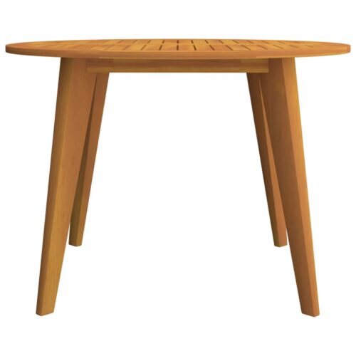 Garden Table 110x75cm Solid Wood Acacia - Image 4