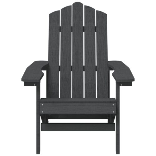 Garden Adirondack Chair HDPE Anthracite - Image 3