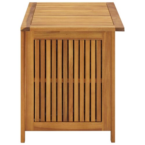 Garden Storage Box 90x50x58cm Solid Acacia Wood - Image 3