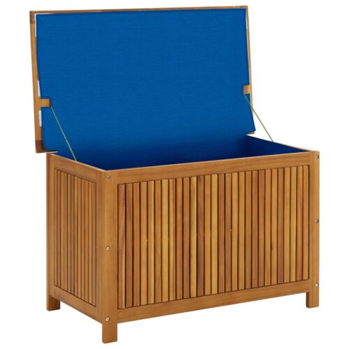 Garden Storage Box 90x50x58cm Solid Acacia Wood - Image 5