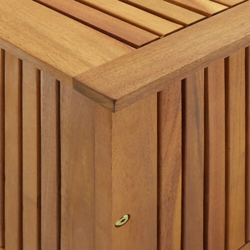 Garden Storage Box 90x50x58cm Solid Acacia Wood - Image 7