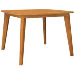Acacia Wood Timber Garden Table Outdoor Patio Dining Lounge Bistro Coffee Stand 110x110x75cm