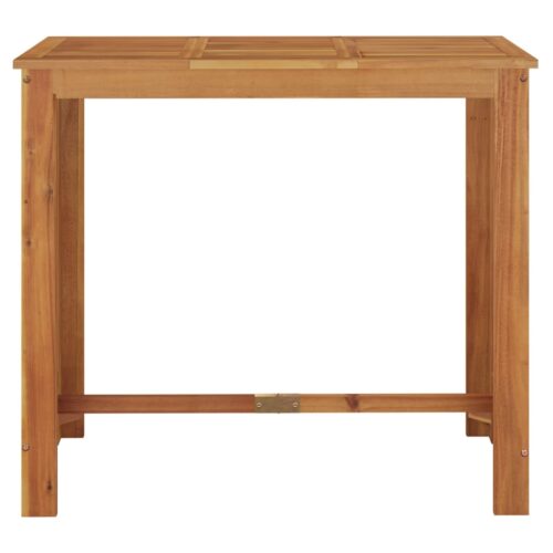 Garden Bar Table 120x60x105cm Solid Wood Acacia - Image 3