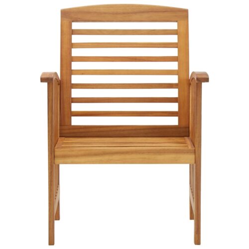 Garden Chairs 2pcs Solid Acacia Wood - Image 3