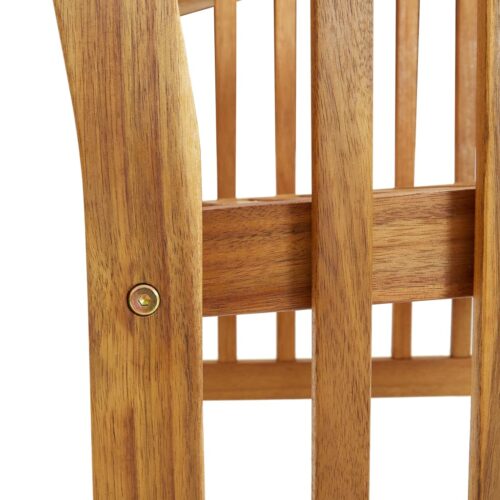 Garden Chairs 2pcs Solid Acacia Wood - Image 7