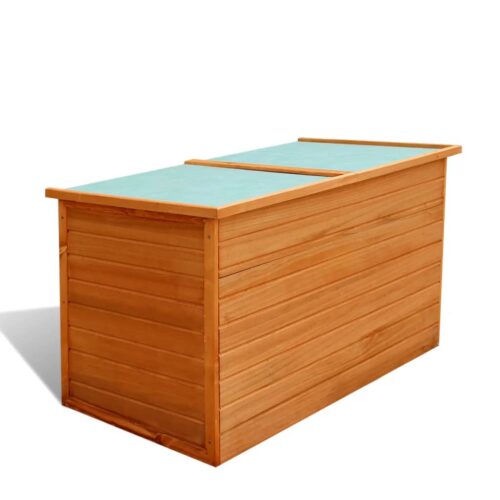 Garden Storage Box 126x72x72cm Wood