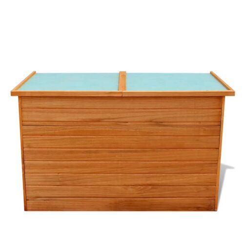 Garden Storage Box 126x72x72cm Wood - Image 2