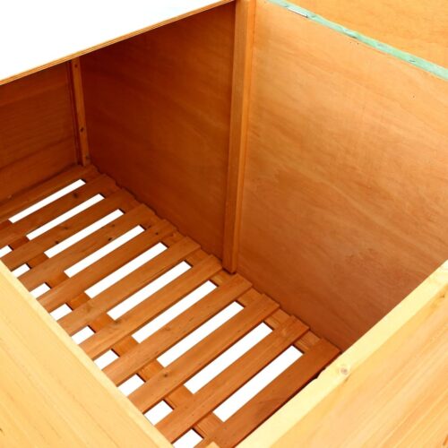 Garden Storage Box 126x72x72cm Wood - Image 5