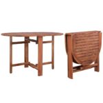 Garden Table 120x70x74cm Solid Acacia Wood