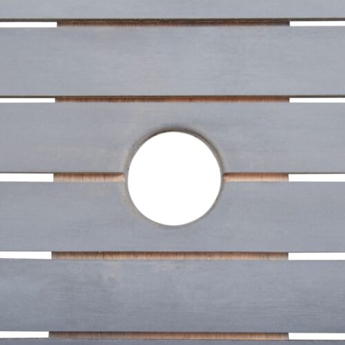 Folding Garden Table 160x85x75cm Solid Acacia Wood - Image 10