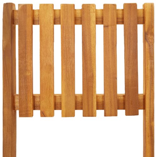 Folding Outdoor Bar Stools 2pcs Solid Wood Acacia - Image 8